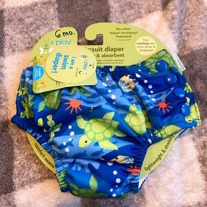 NWT Green Sprouts Reusable Swim diaper Size 6 M